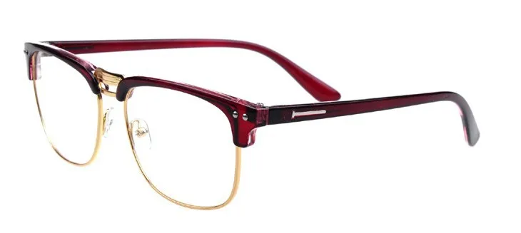 Мужские и женские очки для чтения брендовые в британском стиле с полуоправой UV400 |