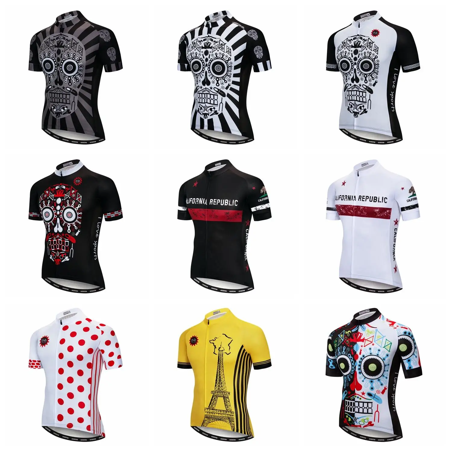 

2021 Cycling Jersey Men Bicycle Bike Jersey Shirts Ropa Ciclismo Maillot Mountain Road Racing Top Clothing Summer Short sleeve