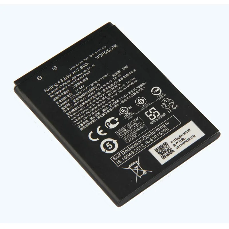 Оригинальный аккумулятор большой емкости B11P1428 для ASUS ZenFone Go X009DB zb452кг ZB450KL ze500кг 5