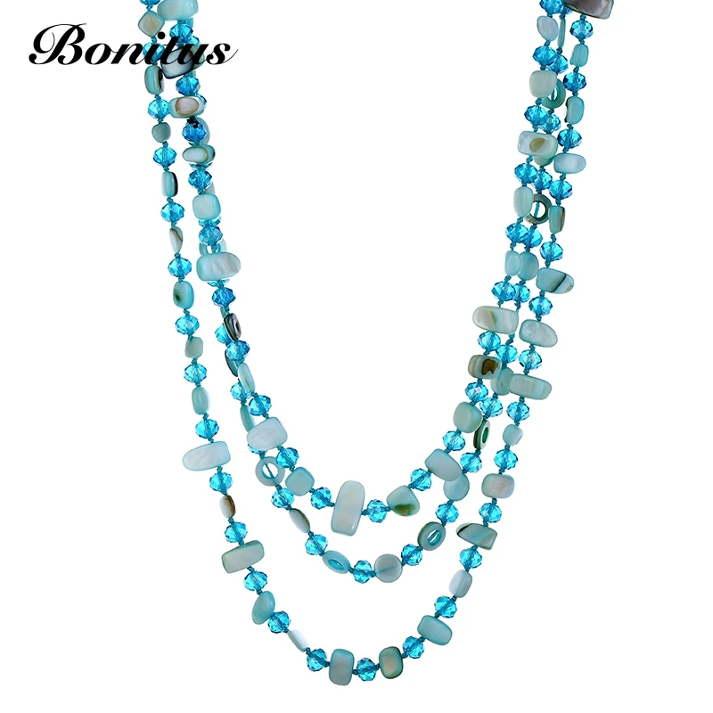 [Bonitus Jewelry] Новое поступление модное колье эффектные ожерелья многоуровневые