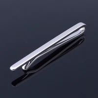 2 inch hawson simple design tie clip silver color business and lawyer tie bar for skinny tie 4 colors options tie clips