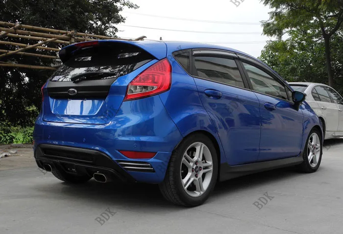 Задний спойлер из АБС для ford fiesta RS 09 12 краска заднего крыла на вашей стороне|spoiler