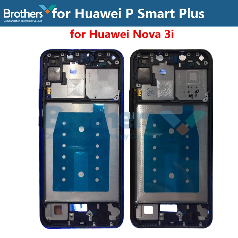 Передняя рамка для Huawei P Smart Plus ЖК-рамка корпус передней панели Nova 3i экрана с