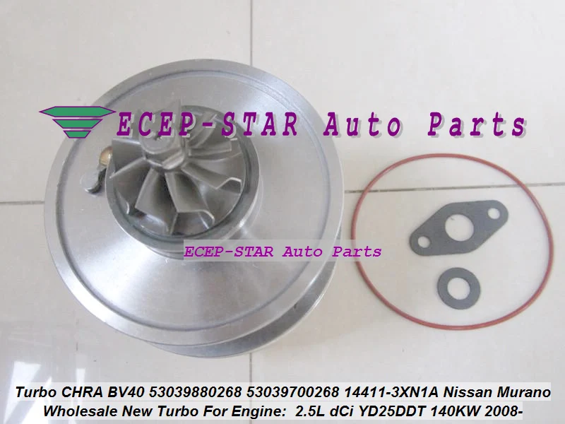 Турбо картридж CHRA Core BV40 268 53039880268 53039700268 14411-3XN1A 144113XN1A для Nissan Murano 2.5L dCi YD25DDT 140KW 2008- |