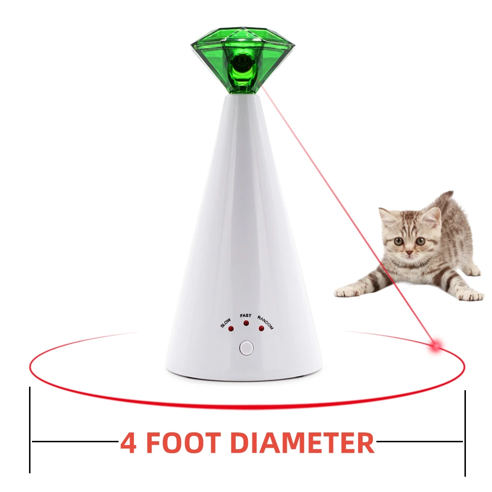 Электрическая игрушка для домашних животных Интерактивная лазерная указка