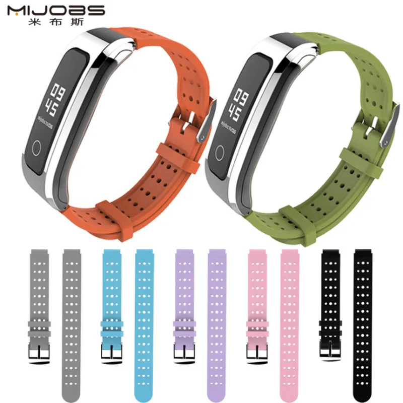 Mijobs Молодежный браслет для Huawei Honor Band 4 Runnning версия умный Браслет спортивный Band4