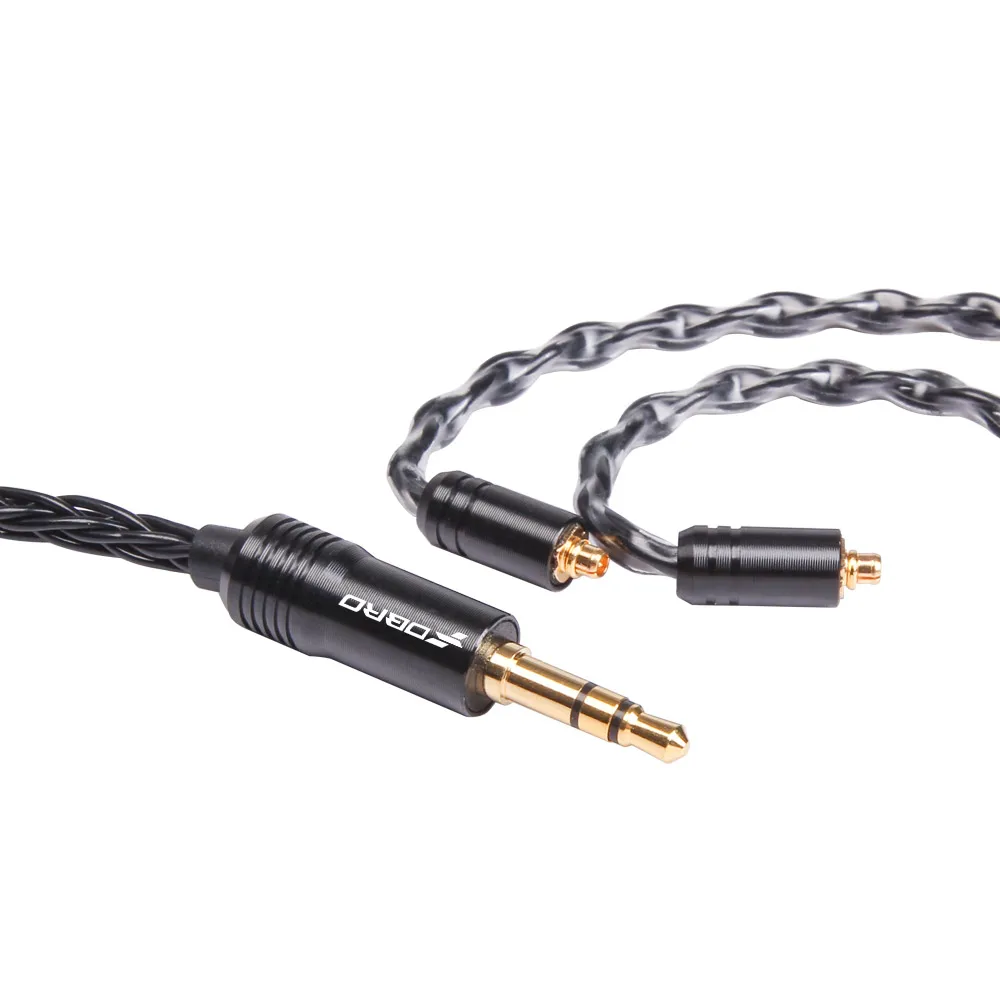 FDBRO 8 ядерный мини посеребренные компакт-дисков кабель IE80 MMCX 2Pin A2DC IM 2,5/3,5/4,4 мм балансный кабель для SE315 SE425 SE535 SE846 UE900 H3