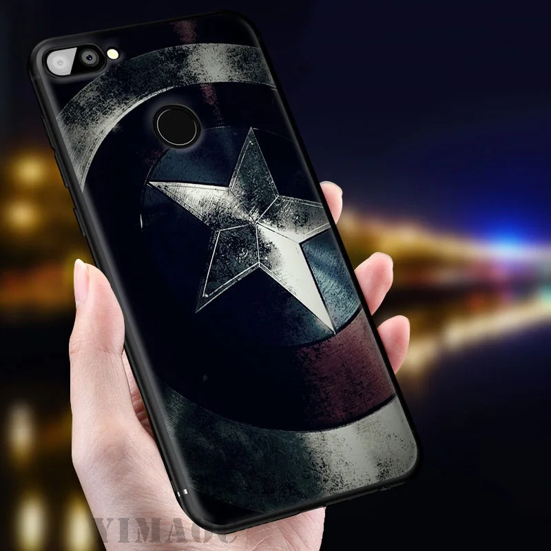 YIMAOC Мститель Капитан Америка мягкий чехол для huawei Honor вид 20 10 8X8 8C 6A 7A 7X 7C Lite рro Y9 Y7 Y6