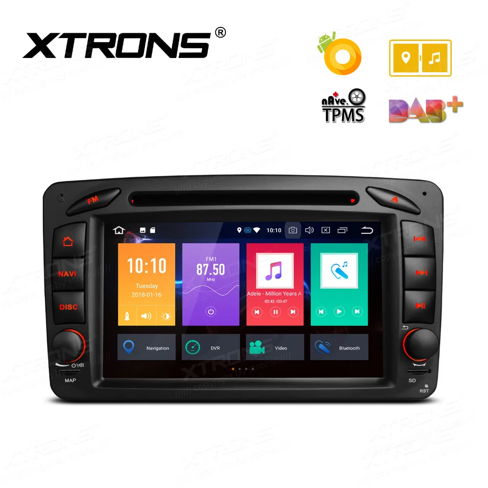 Автомобильный DVD-плеер XTRONS 7-дюймовый экран Восьмиядерный процессор Android 8 0 радио
