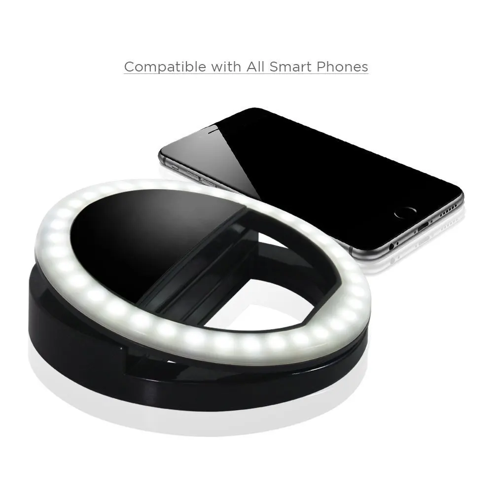 Фотостудия кольцевая лампа для камеры селфи светодиодная камера 36 светодиодные