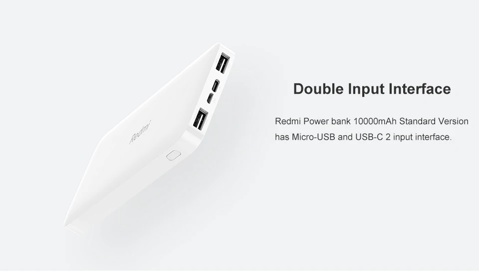 Новейший Xiao mi Red mi power Bank 10000 мАч стандартная версия для iPhone mi Red mi power bank