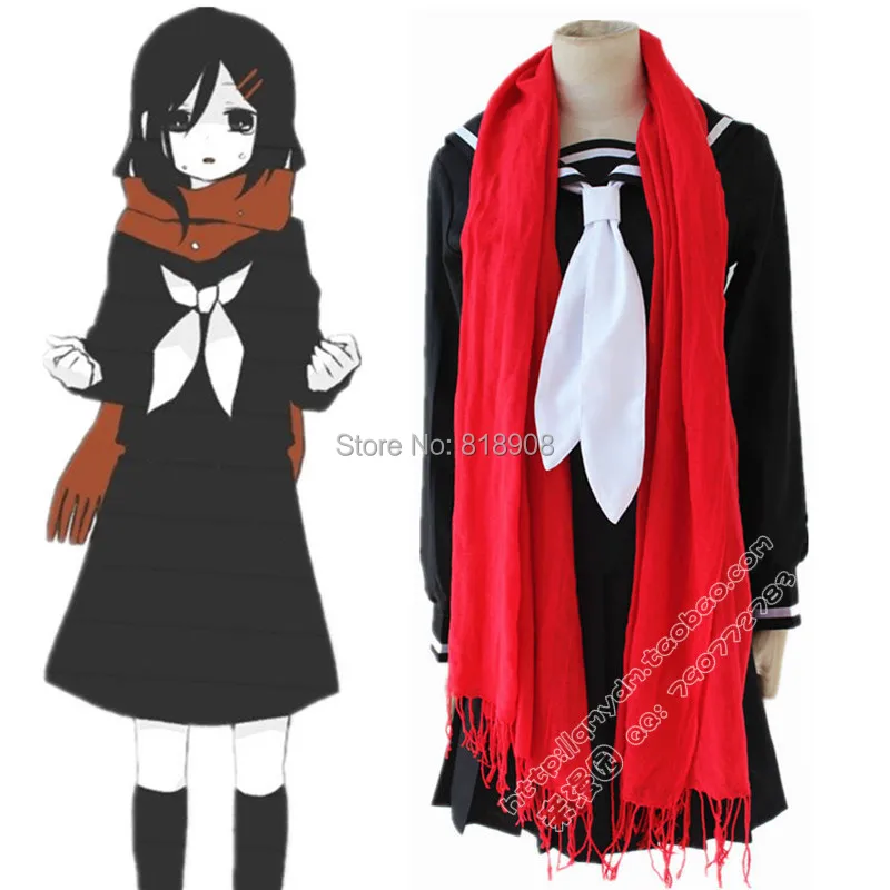 

Japan Anime Cosplay Kagerou Project MekakuCity Actors Cosplay Costume Tateyama Ayano school Uniform halloween costumes for women