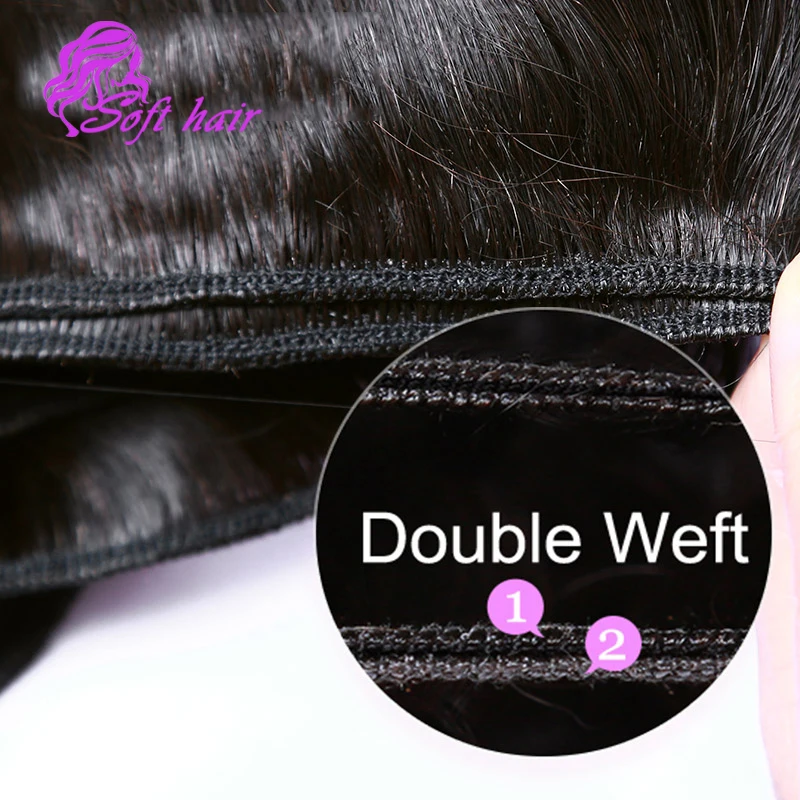 10A малайзии Прямо Человеческих Волос Необработанные Малайзии Девы 4 Связки