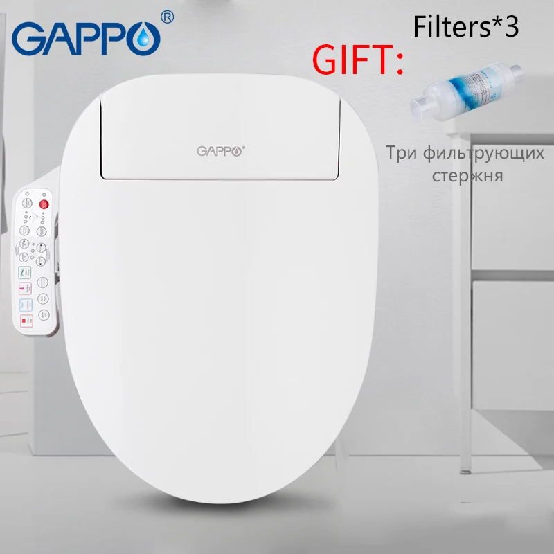 GAPPO сиденья для унитаза интеллектуальное биде удлиненная Чистка сухая крышка