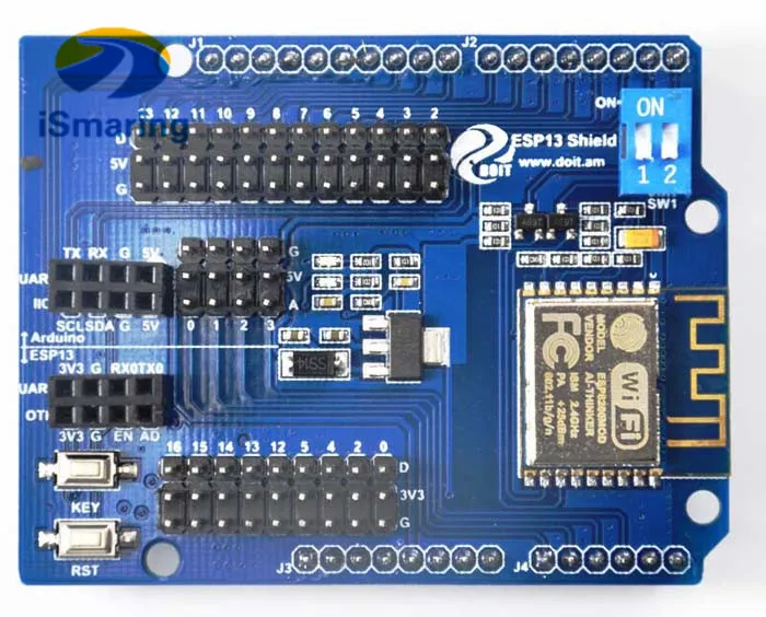 Официальная серийная плата iSmaring с Wi Fi для Arduino UNO R3 2560 от ESP8266 фото умная плата|shield