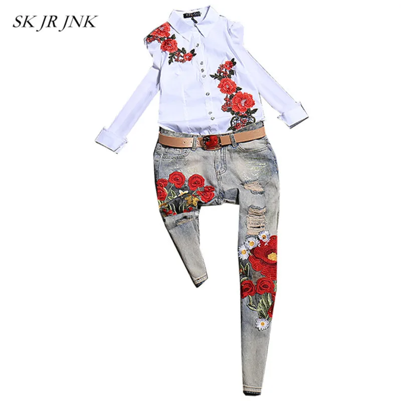 Женский весенний комплект из 2 предметов рубашка и брюки модные спортивные