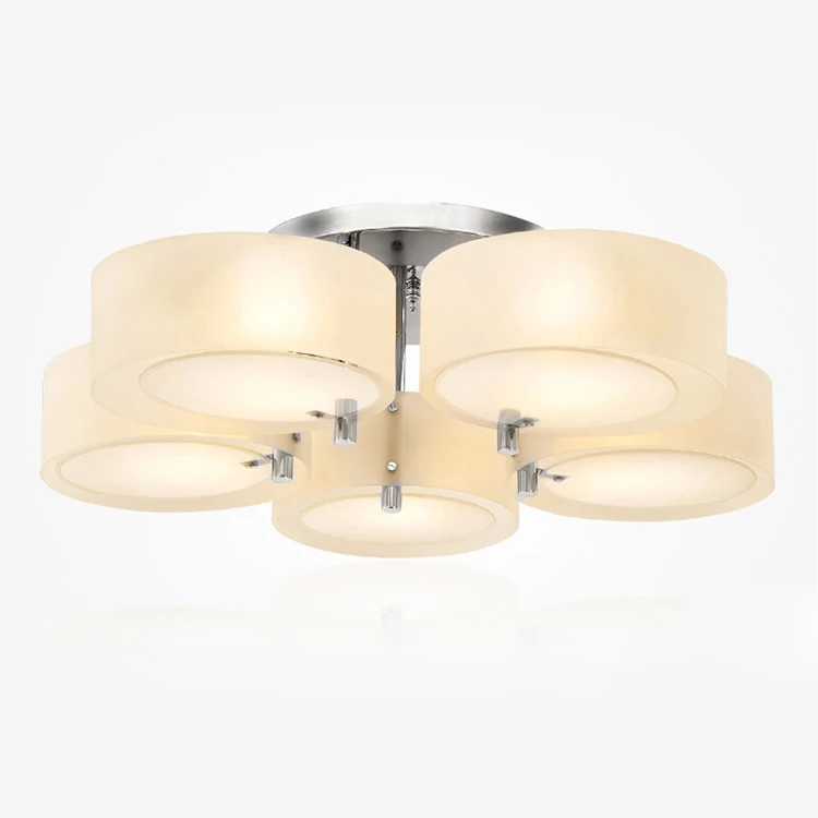 Светодиодный потолочный светильник Ecolight 5 акриловых ламп E27 E26|crystal led ceiling light|ceiling