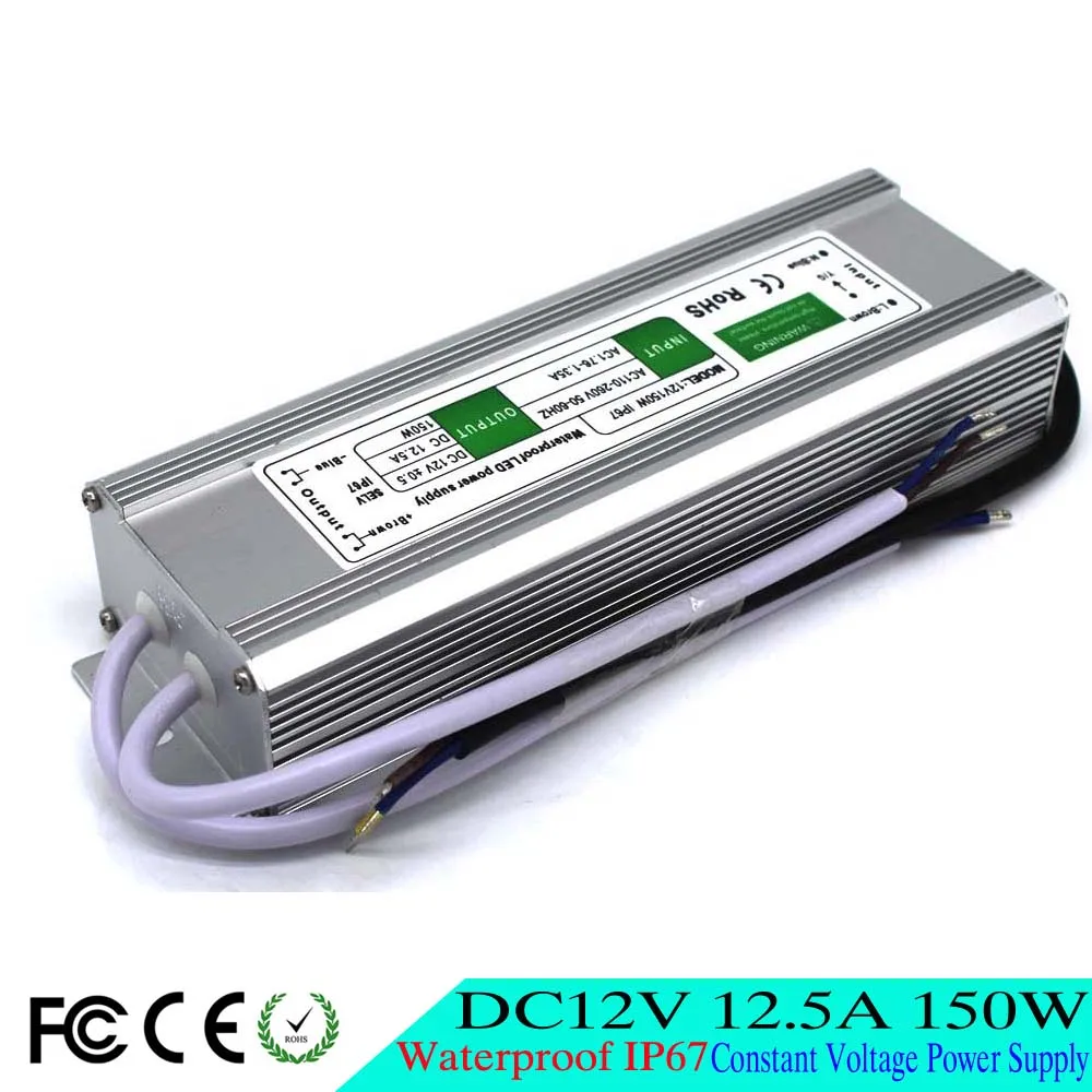 Трансформатор напряжения яркий в 12 постоянного тока водонепроницаемый IP67