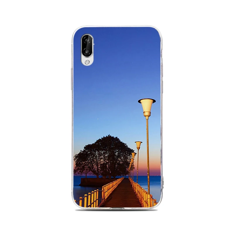 Пейзаж картины из ТПУ силиконовый гелиевый мягкий чехол для телефона LG K10 K20/K20Plus