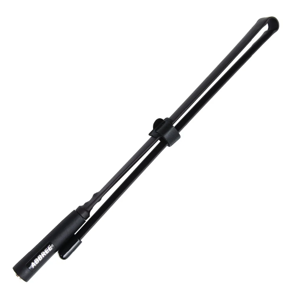 Складная тактическая антенна ABBREE SMA Male VHF UHF два диапазона 144/430 МГц для ручного GPS