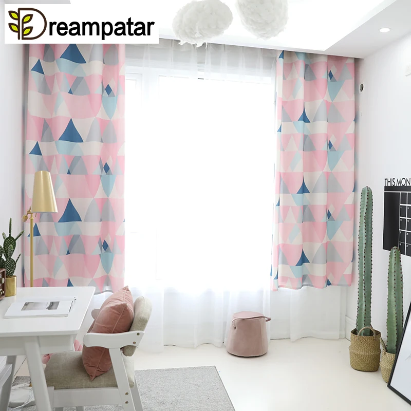 Модные Розовые Геометрические принты инновационные скандинавские украшения для