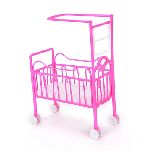 Милая кукла детская кровать для принцессы кукольный домик пластиковая Мини