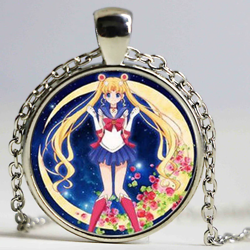 Мужская цепочка JP из аниме Сейлор Мун ручная работа 1 Новинка модное Латунное