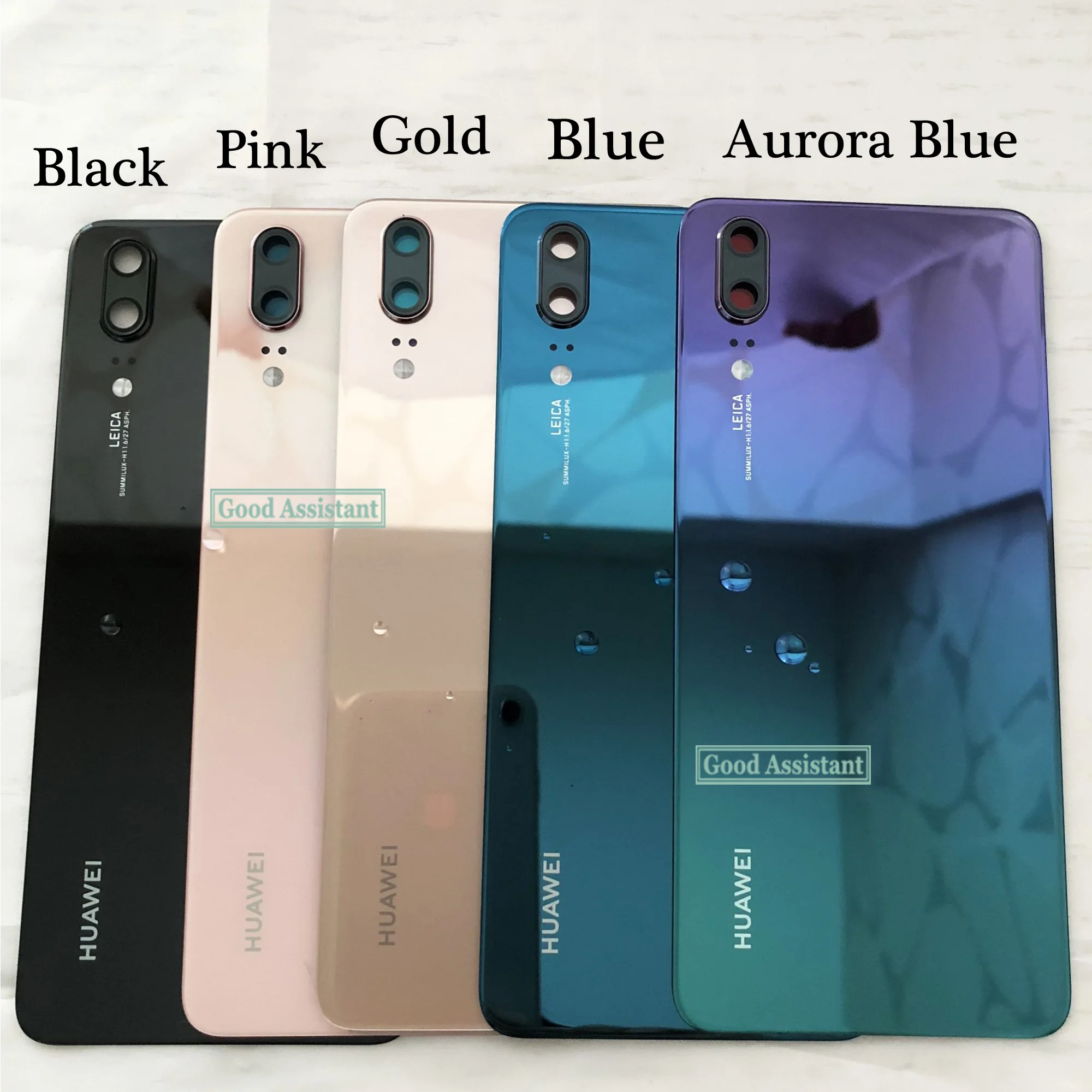 Оригинал для Huawei P20 задняя крышка батарейного отсека Дверь Корпус заднее стекло