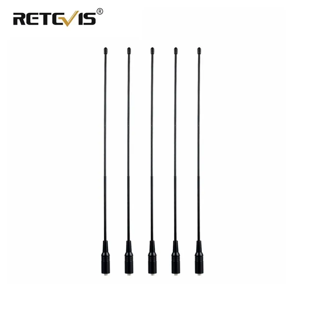 Антенна Retevis H777 5 шт. антенна VHF UHF женская для Baofeng рации Kenwood BF888S с разъемом мама