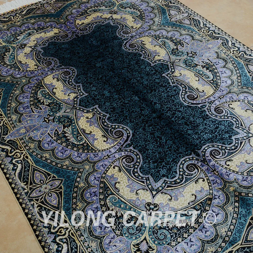 Традиционный Ковер Ручной Работы Yilong 4 'x 6' синий выгодный античный Восточный
