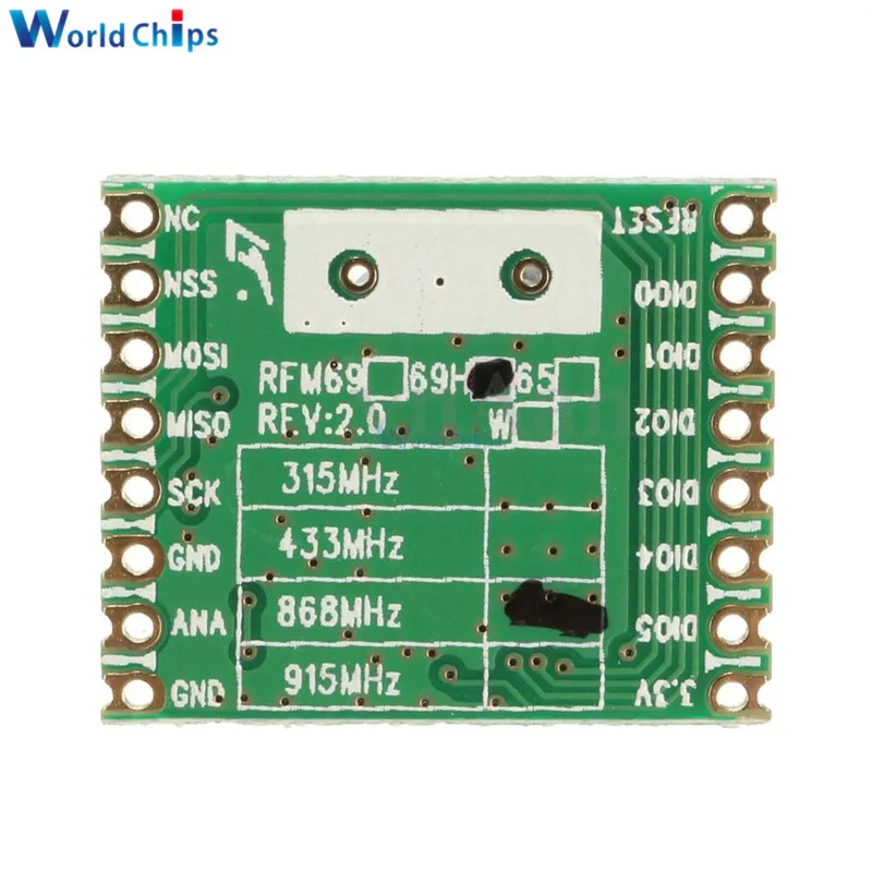 Модуль радиочастотного приемопередатчика diymore RFM69W RFM69CW RFM69HW 433 МГц 868 модуль