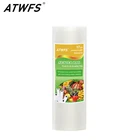 ATWFS 17 см x 500 смрулоны рулонов для вакуумной упаковки пищевых продуктов пакеты для хранения пищевых продуктов пищевой пакет Saran Wrap