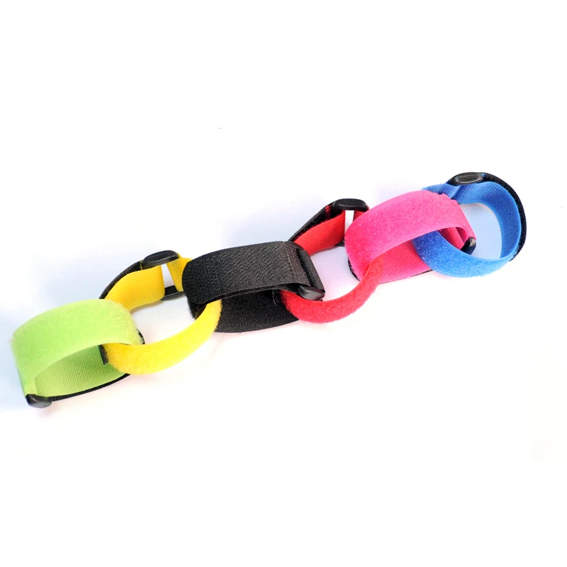 10 шт./лот Самоклеящиеся Многоразовые Кабельные стяжки нейлоновые крепежные