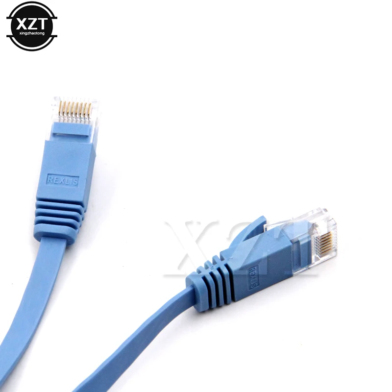 1 шт. 15 м для маршрутизатора DSL модема 50 футов CAT6 плоский сетевой кабель UTP Ethernet RJ45