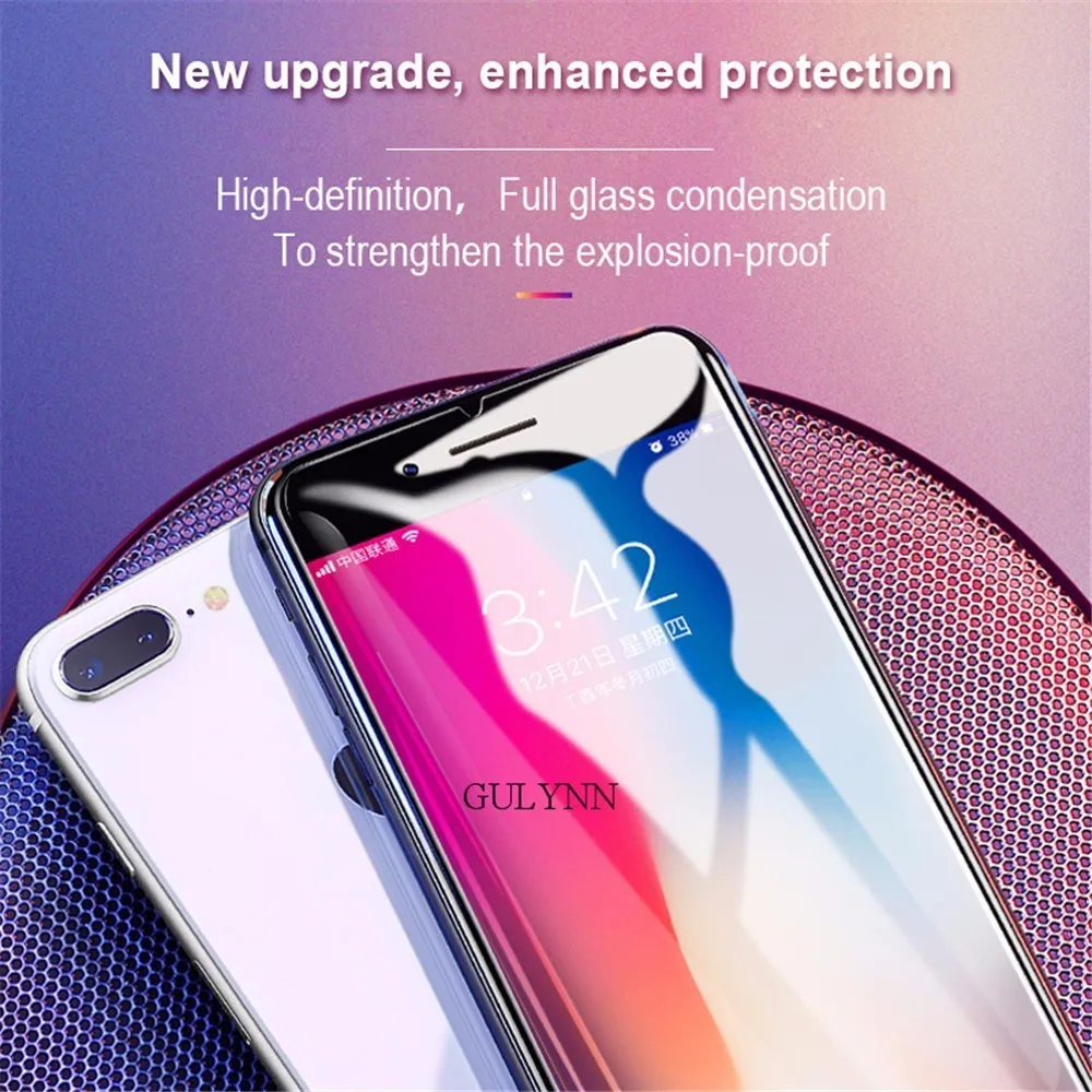 Защитное стекло для iPhone закаленное iphone 8 7 plus X 10 XS XR MAX 9H 0 26 мм | Мобильные телефоны и