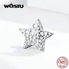 Подвеска-звезда для браслета, серебро 925 пробы