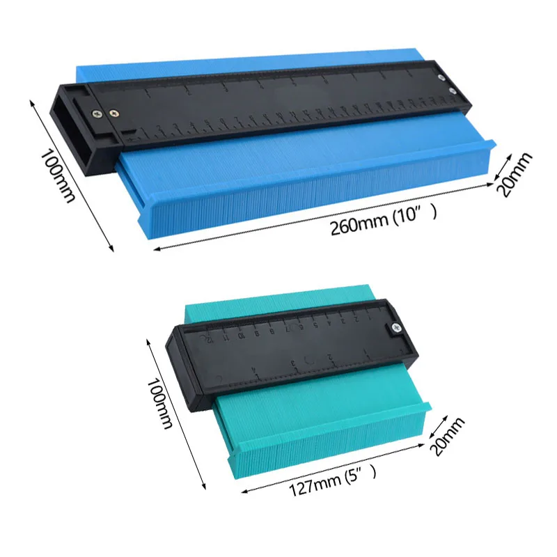 250 мм/120 мм пластиковый профиль копировальный Калибр контурный Калибр Дубликатор Стандартный маркировочный инструмент плиточный ламинат плитки общие инструменты