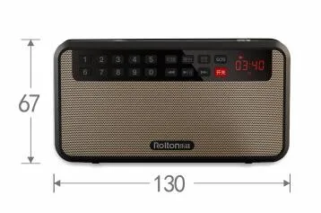 Rolton T60 Стерео Fm радио колонки 2,1 канальный мини музыкальный плеер радио Поддержка гарнитуры TF карта USB СВЕТОДИОДНЫЙ светильник для улицы