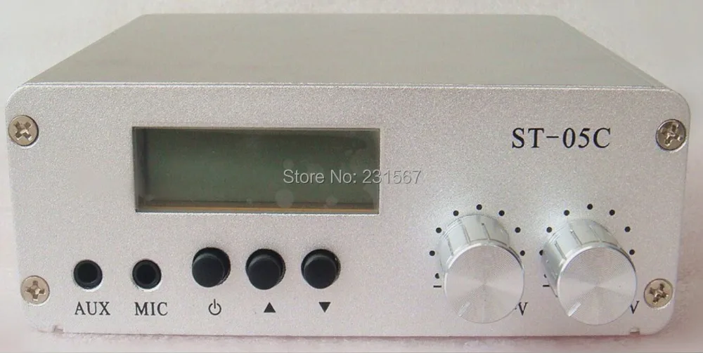Новая модель 0.1 Вт/0.5 Вт fm передатчик стерео PLL радиовещание 77 108 мГц st 05c 1 заказ