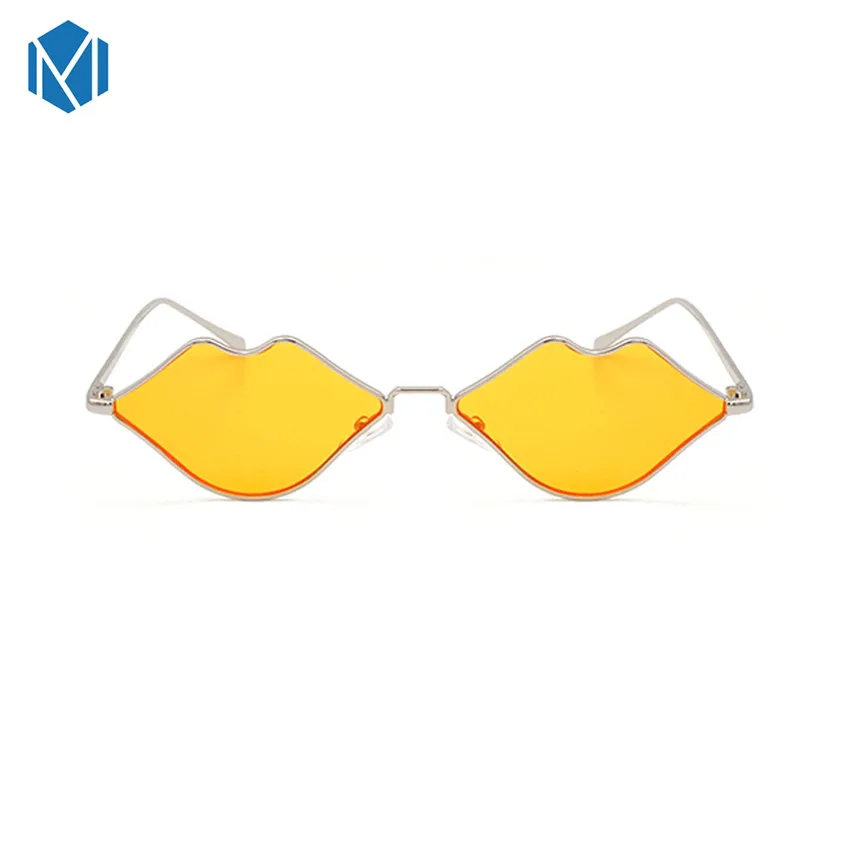 MISM Sexy Lip Shape Sunglasses Women Cute Metal Frame Sun Glasses Party Ladies Oculos Gafas De Sol Mujer Okulary Zonnebril Dames |