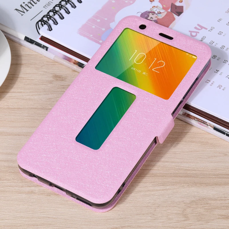 Для lenovo A5 роскошный чехол с подставкой Вид из окна шелк искусственной кожи флип