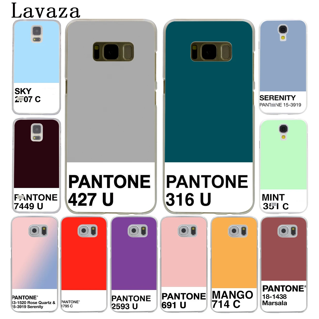 Чехол для мобильного телефона Lavaza Caliente Pantone Жесткий Samsung Galaxy S7 S6 Edge S8 S9 S10 Plus S10E|for