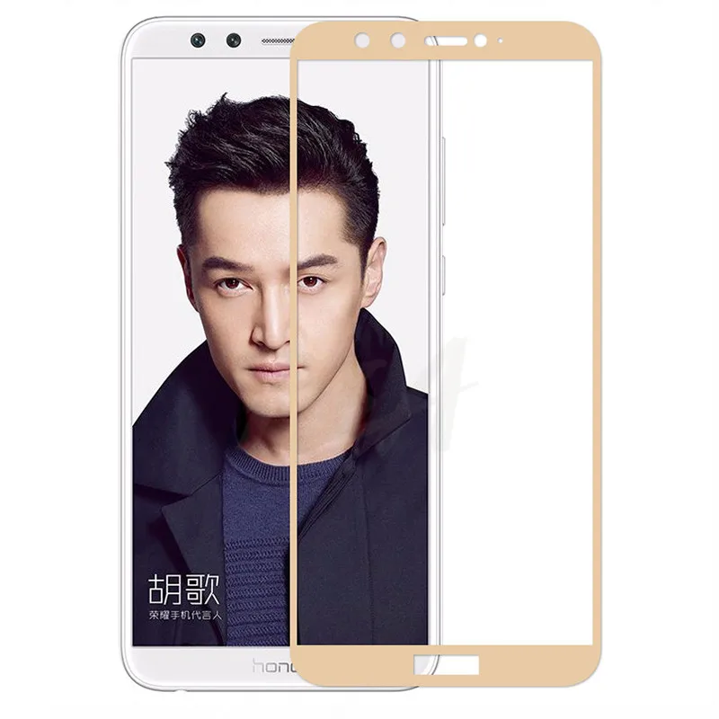 Gold Стекло H& A для huawei Honor 9 9 Lite, защита экрана 0,25 мм, противоударное полное покрытие, Защитное стекло для Honor 10 V10 9 - Цвет: Gold