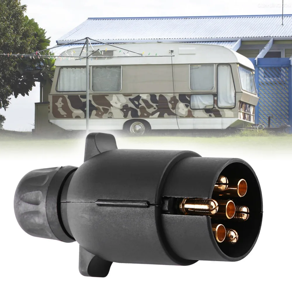 12V 7 контактный Электрический разъем прицепа N Тип полюсный проводки адаптер
