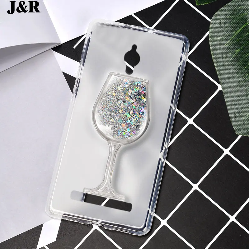 Case For Asus ZenFone Go ZC500TG/Zenfone Z00VD GoZ00VD Cover 3D Liquid Quicksand Glitter Dynamic Transparent TPU Silicone |
