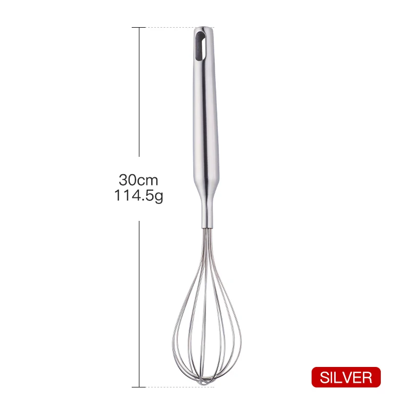 Silver-1pc Нержавеющая сталь взбиватель для яиц Золотой муки обновленная кухонная утварь ручной взбиватель для яиц многофункциональный инструмент для приготовления пищи - Цвет: Silver-1pc