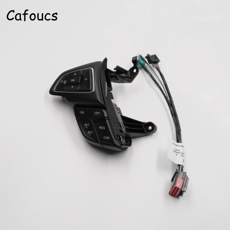 Cafoucs автомобильный круизер переключатель управления для Ford Focus MK3 для Kuga руль многофункциональные кнопки