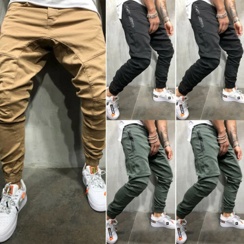 

2019 Brand New Style Hot Sale Men Long Casual Sport Pants Gym Slim Fit Trousers Running Joggers Gym Sweatpants