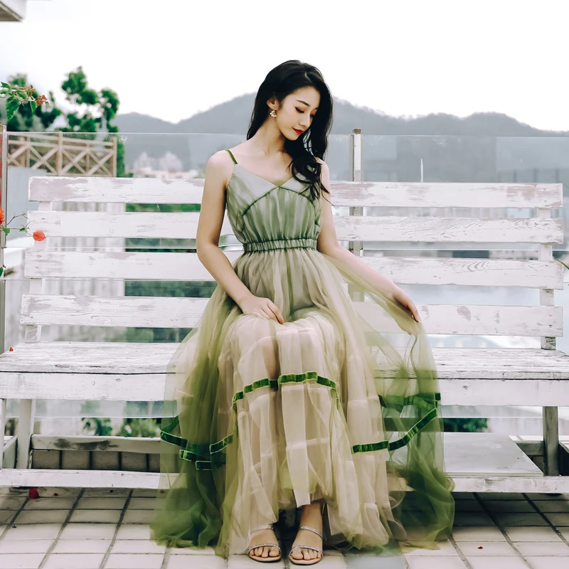 Длинное летнее пляжное платье для женщин одежда 2020 винтажные элегантные