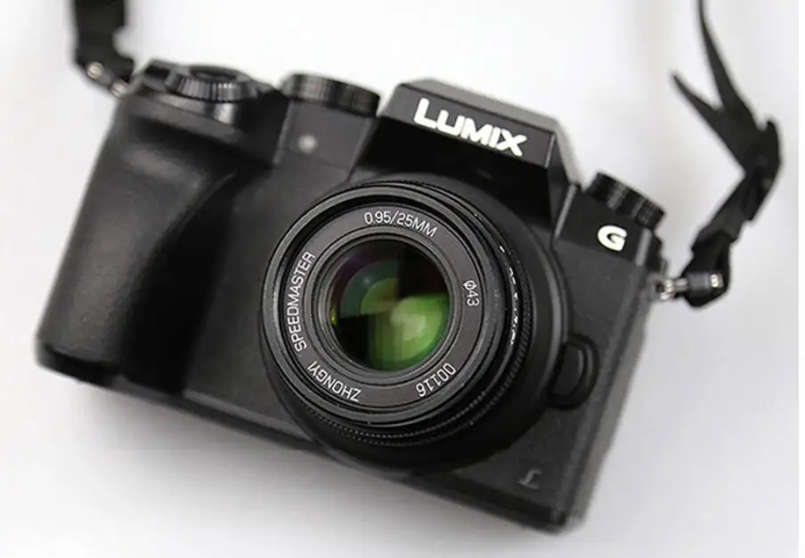 Mitakon Zhongyi Speedmaster 25 мм f/0,95 для M4/3 Micro Four Thirds M43 MFT камера GH4 OM-D EM1 BMPCC